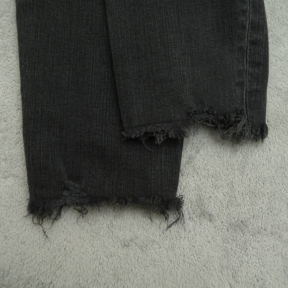 Madewell Jeans Womens Size 31 Gray 9" High-Rise Skinny Denim 27" Inseam  Stretch - Picture 2 of 16